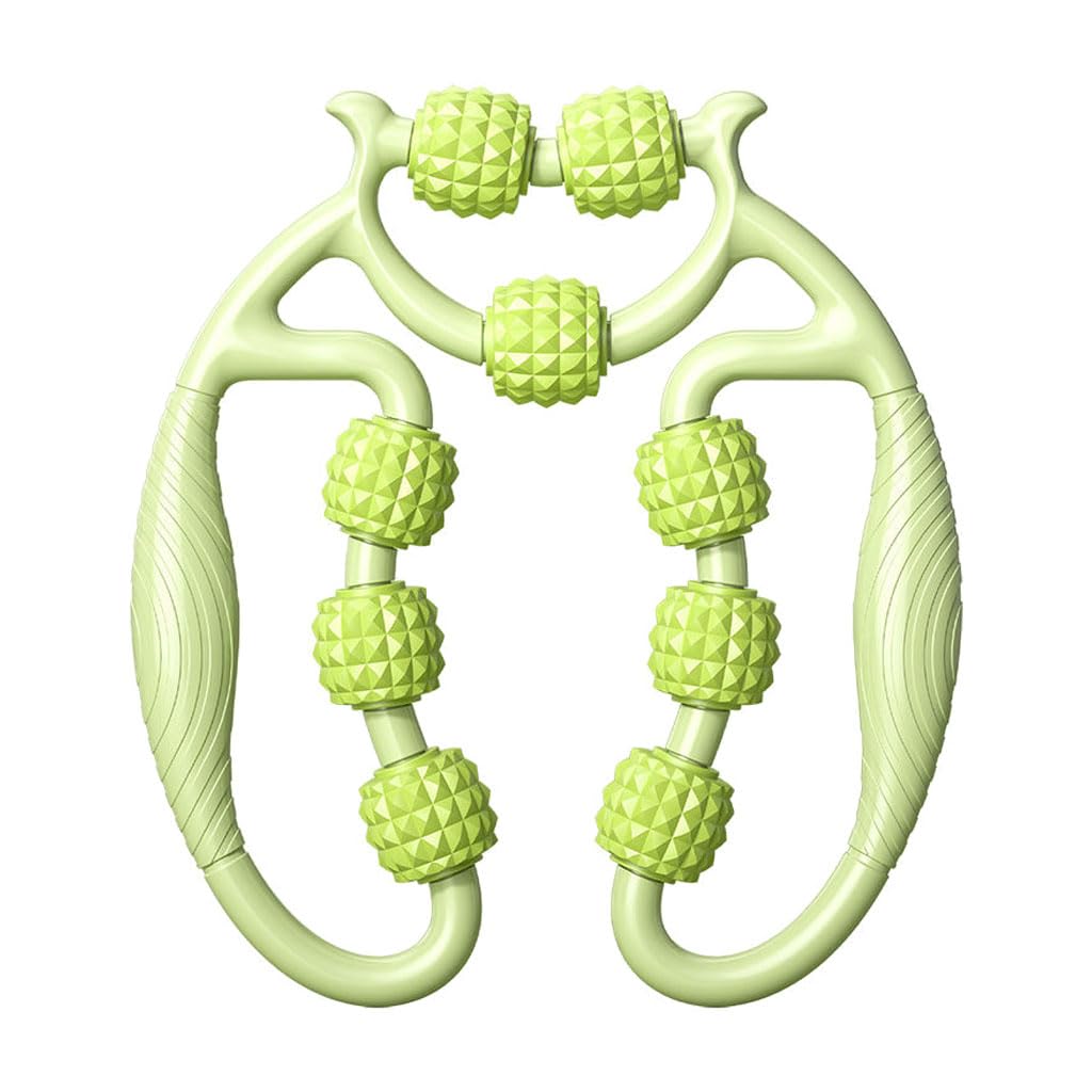 Optifit 9 Wheels Handle Roller, Manual Muscle Massager for Fascia, Neck, Arm, Elbow, Hand, Leg, Calf, High Density for Physical Therapy, Soreness Relieve Pain, Foam Roller for Tissue Massager Optifit 9 Wheels Handle Roller, Manual Muscle Massager for Fascia, Neck, Arm, Elbow, Hand, Leg, Calf, High Density for Physical Therapy, Soreness Relieve Pain, Foam Roller for Tissue Massager